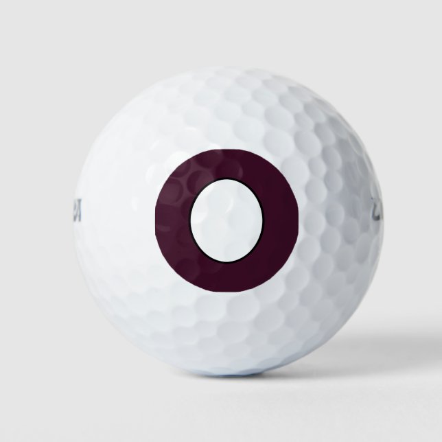 Erstellen Sie eigene Eggplant-Personalisiert Golfball (Vorderseite)