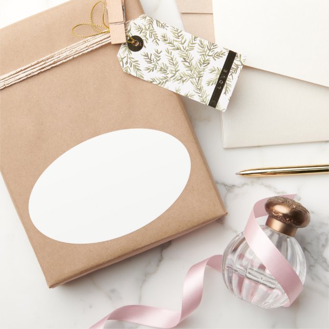 Erstellen Sie eigene Oval-Sticker Ovaler Aufkleber (Schenken)