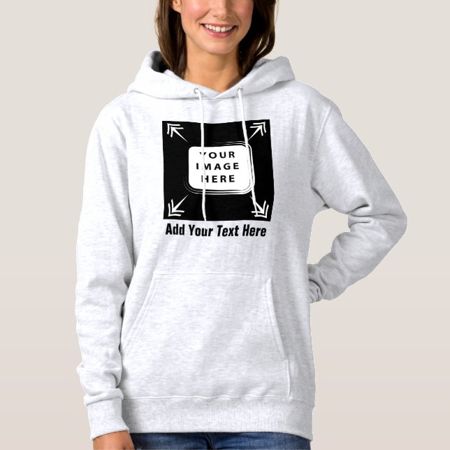 Erstellen Sie eigene Personalisierte Geschenke für Hoodie (Vorderseite)