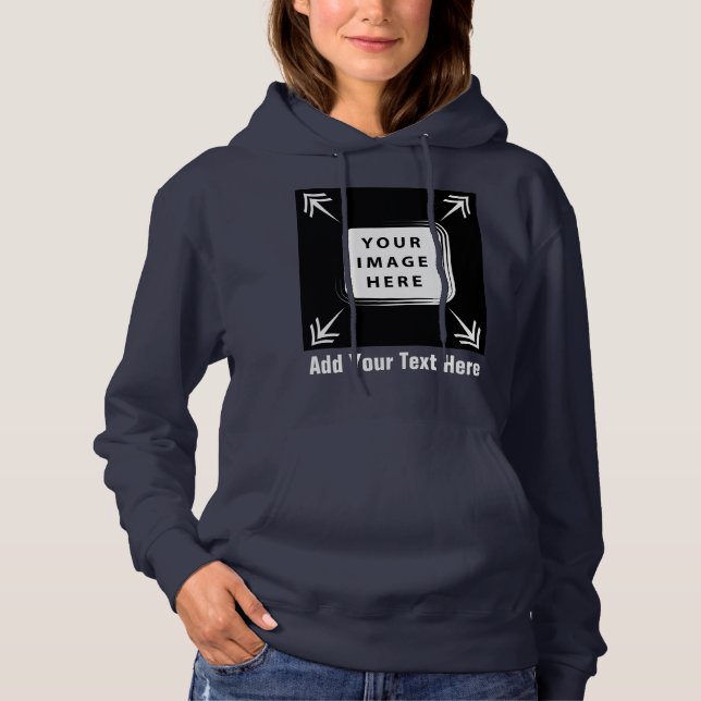 Erstellen Sie eigene Personalisierte Geschenke für Hoodie (Vorderseite)