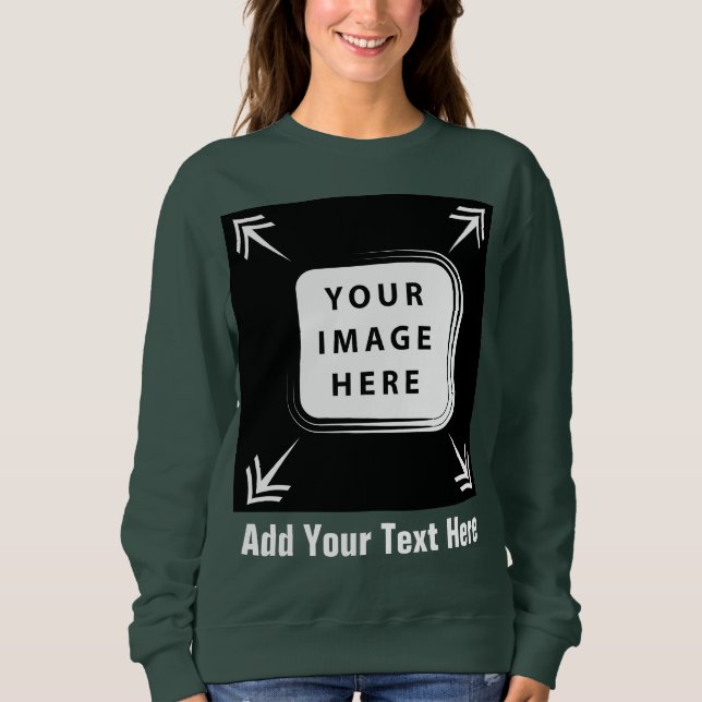 Erstellen Sie eigene Personalisierte Geschenke für Sweatshirt (Vorderseite)