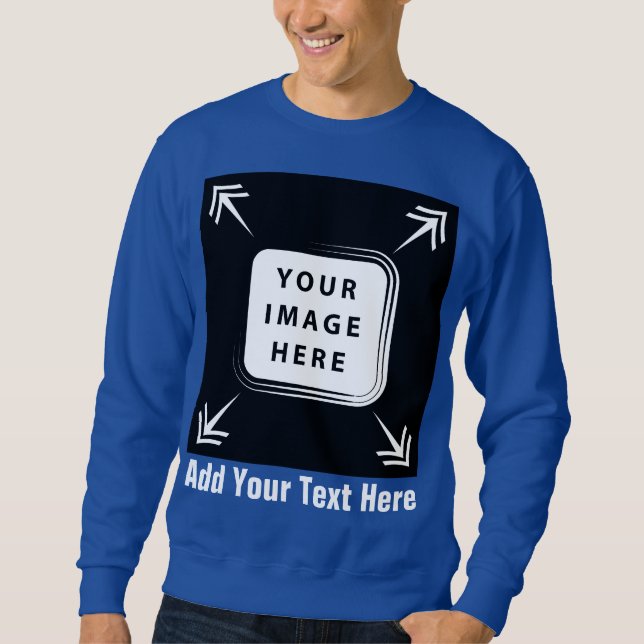 Erstellen Sie eigene Personalisierte Geschenke für Sweatshirt (Vorderseite)
