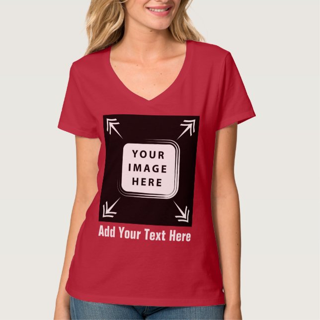 Erstellen Sie eigene Personalisierte Geschenke für T-Shirt (Vorderseite)