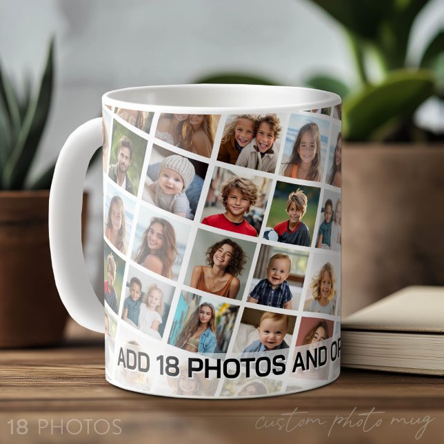 Erstellen Sie ein benutzerdefiniertes Foto-Collage Kaffeetasse (Custom Photo Mug with Lots of Photos)