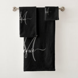 Erstellen Sie ein eigenes benutzerdefiniertes Mono Badhandtuch Set