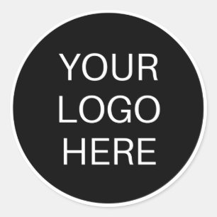 Erstellen Sie ein eigenes Firmenlogo für Ihr Unter Runder Aufkleber