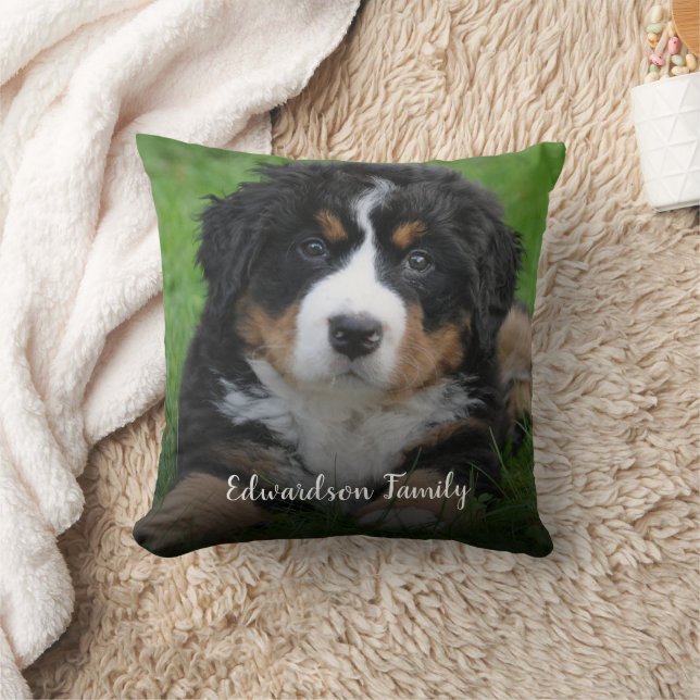 Erstellen Sie ein eigenes Foto-Collage-Monogramm Kissen (Decke)