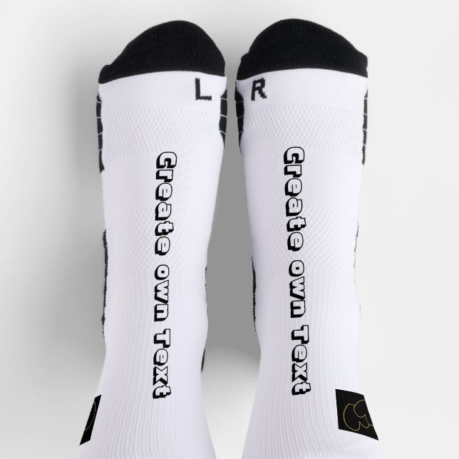 Erstellen Sie ein eigenes, gedrucktes Pair der Cre Socken (Oben)