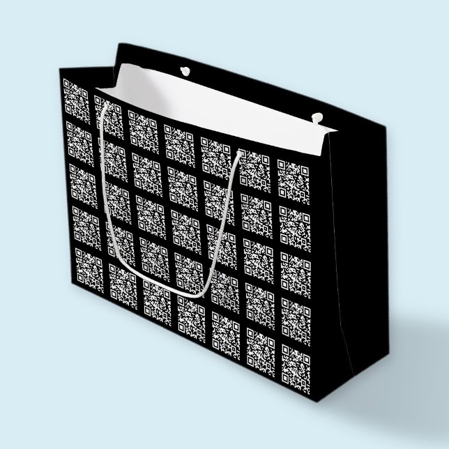 Erstellen Sie ein gekacheltes QR-Code-Muster | Bea Große Geschenktüte (Von Creator hochgeladen)