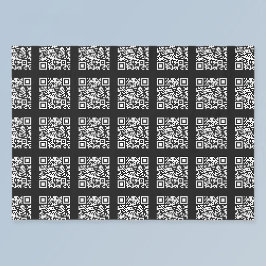 Erstellen Sie ein gekacheltes QR-Code-Muster | Edi Seidenpapier