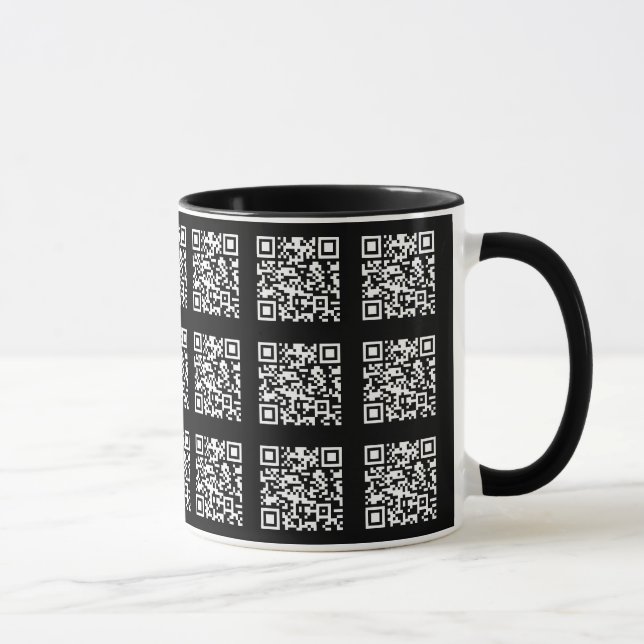 Erstellen Sie ein gekacheltes QR-Code-Muster | Edi Tasse (Rechts)