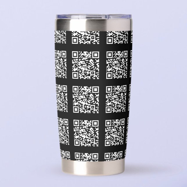 Erstellen Sie ein gekacheltes QR-Code-Muster | Edi Thermobecher (Von Creator hochgeladen)