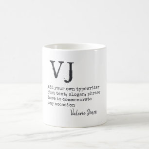 Erstellen Sie ein Geschenk für Ihren eigenen Schre Kaffeetasse