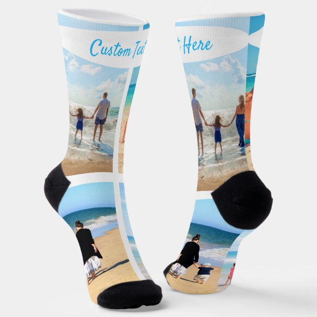 Erstellen Sie ein Geschenk mit Text für Ihre Fotol Socken (Gewinkelt)