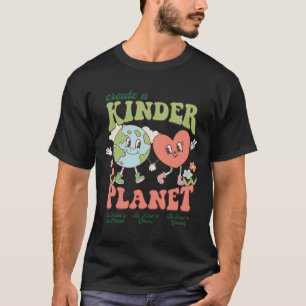 Erstellen Sie ein Kinderplanet Ästhetik Trendy Kos T-Shirt