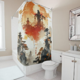 Erstellen Sie ein Vintages, benutzerdefiniertes Bi Duschvorhang