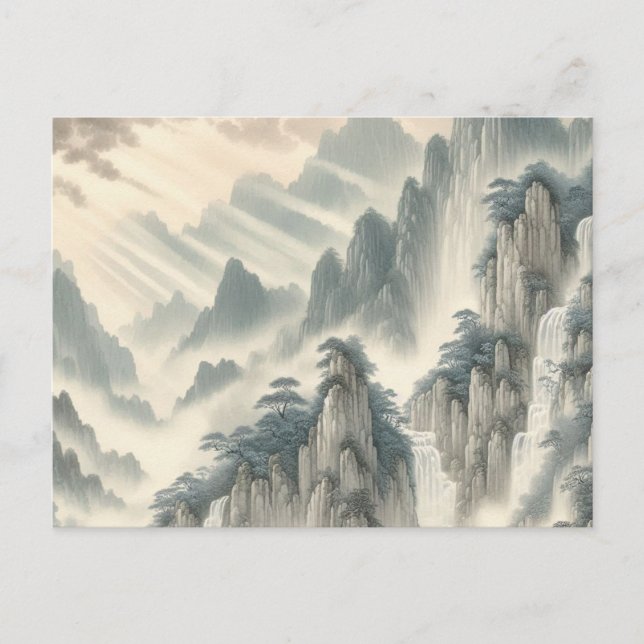 Erstellen Sie ein Vintages, benutzerdefiniertes Bi Postkarte (Vorderseite)