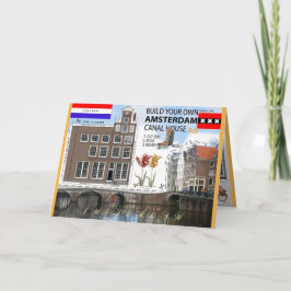 Erstellen Sie eine Amsterdamer Canal House Cut & F Karte