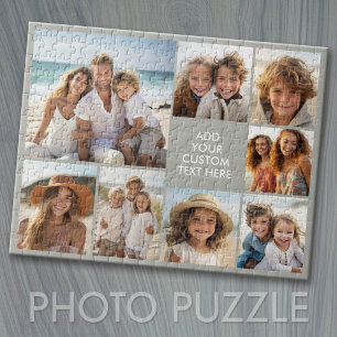 Erstellen Sie eine benutzerdefinierte 8-Foto-Colla Puzzle