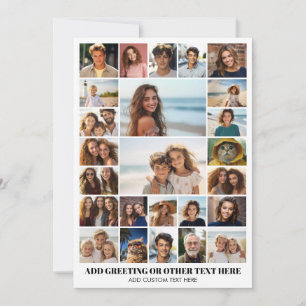 Erstellen Sie eine benutzerdefinierte Fotocollage  Feiertagskarte
