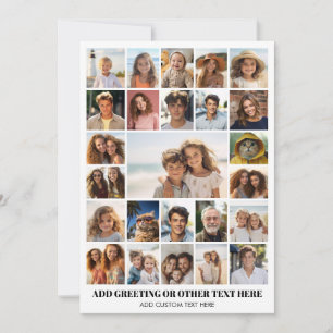 Erstellen Sie eine benutzerdefinierte Fotocollage  Feiertagskarte