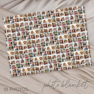 Erstellen Sie eine benutzerdefinierte Fotocollage  Fleecedecke