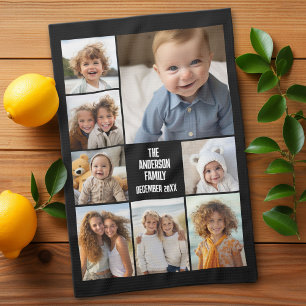 Erstellen Sie eine benutzerdefinierte Fotocollage Geschirrtuch