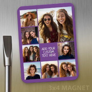 Erstellen Sie eine benutzerdefinierte Fotocollage Magnet