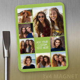 Erstellen Sie eine benutzerdefinierte Fotocollage Magnet