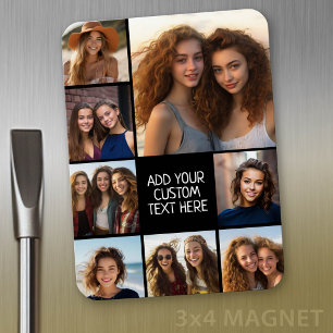 Erstellen Sie eine benutzerdefinierte Fotocollage Magnet