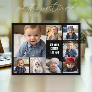 Erstellen Sie eine benutzerdefinierte Fotocollage  Postkarte