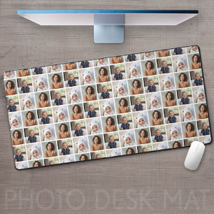 Erstellen Sie eine benutzerdefinierte Fotocollage  Schreibtischunterlage