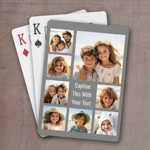 Erstellen Sie eine benutzerdefinierte Fotocollage  Spielkarten