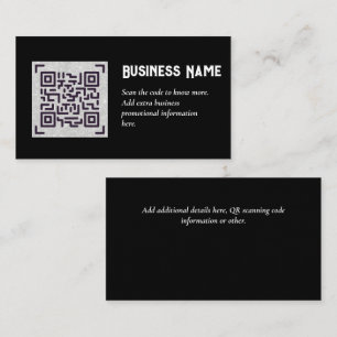 Erstellen Sie eine eigene QR Code Business Card -  Begleitkarte