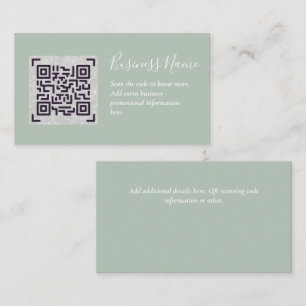 Erstellen Sie eine eigene QR Code Business Card -  Begleitkarte