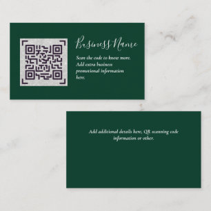 Erstellen Sie eine eigene QR Code Business Card -  Begleitkarte