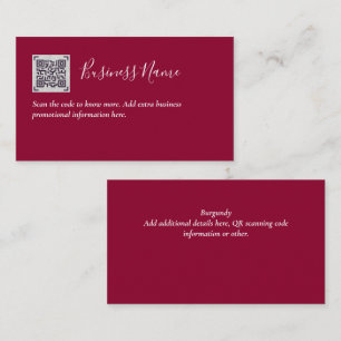 Erstellen Sie eine eigene QR Code Business Card -  Begleitkarte