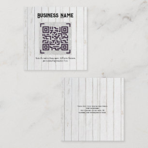 Erstellen Sie eine eigene QR Code Business Card -  Begleitkarte