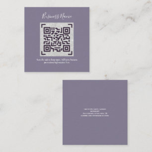 Erstellen Sie eine eigene QR Code Business Card -  Begleitkarte