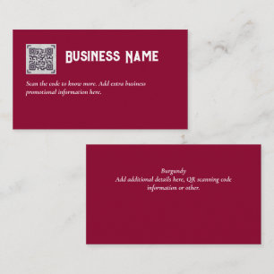 Erstellen Sie eine eigene QR Code Business Card -  Begleitkarte