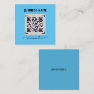 Erstellen Sie eine eigene QR Code Business Card -  Begleitkarte