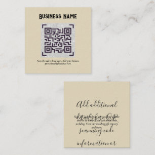 Erstellen Sie eine eigene QR Code Business Card - Begleitkarte