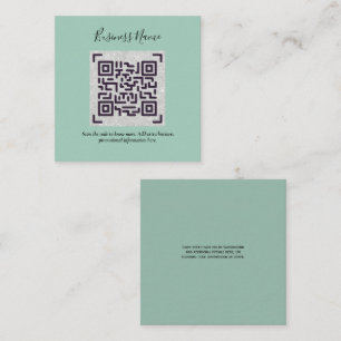 Erstellen Sie eine eigene QR Code Business Card -  Begleitkarte