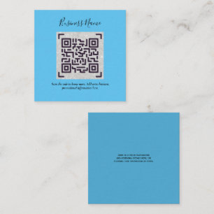 Erstellen Sie eine eigene QR Code Business Card -  Begleitkarte