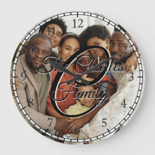 Erstellen Sie eine eigene Zuhause-Uhr für Ihre eig Große Wanduhr