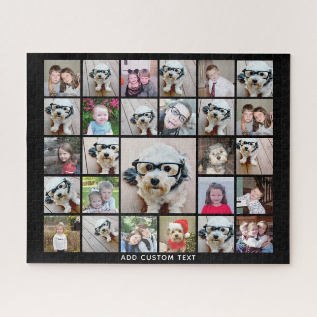 Erstellen Sie eine Funky-FotoCollage mit 27 Fotos Puzzle (Horizontal)