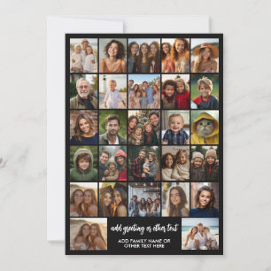 Erstellen Sie eine lustige Fotocollage mit 27 Foto Feiertagskarte
