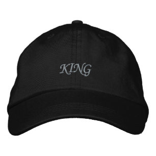 Erstellen Sie einen eigenen Text-Hat-Schwarz-Elega Bestickte Baseballkappe