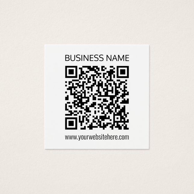Erstellen Sie einen Geschäfts-QR-Code sofort & edi (Vorderseite)
