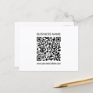 Erstellen Sie einen Geschäfts-QR-Code sofort & edi Postkarte